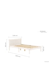 Birlea White Rio Bed - Image 11 of 11