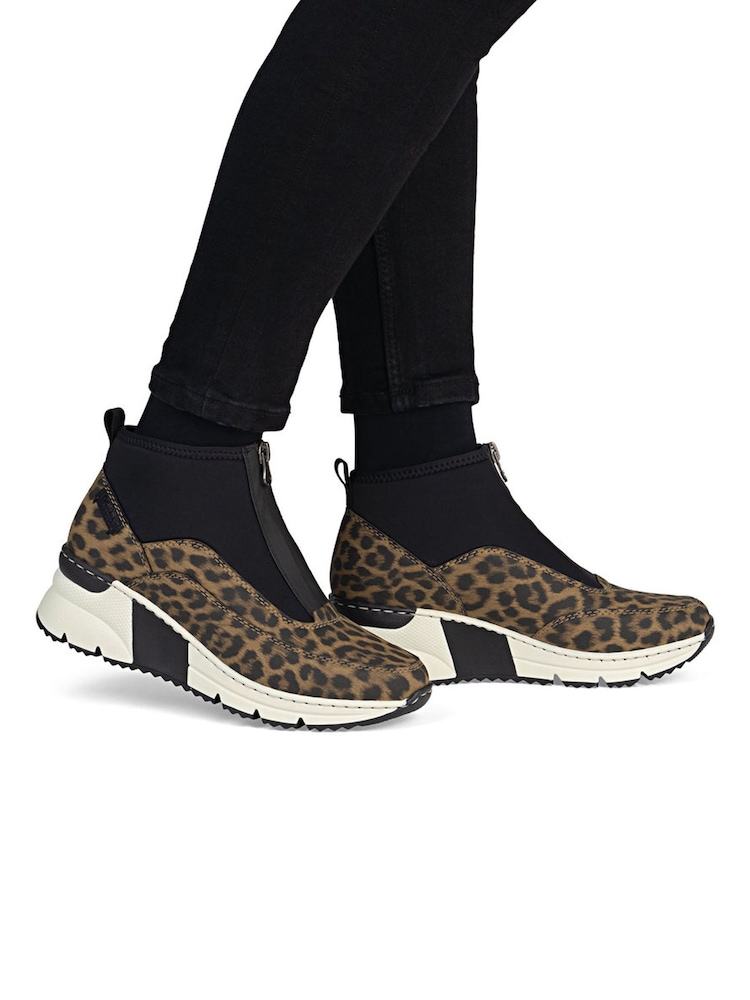 Rieker Zipper Animal Shoes - Image 1 of 7 Rieker Zipper Animal Shoes - Image 1 of 7