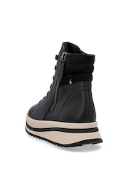 Rieker Zipper Black Boots - Image 3 of 6