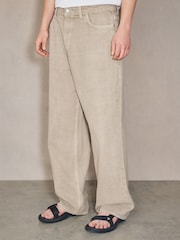 Sand EDIT Baggy Fit Jeans - Image 1 of 11