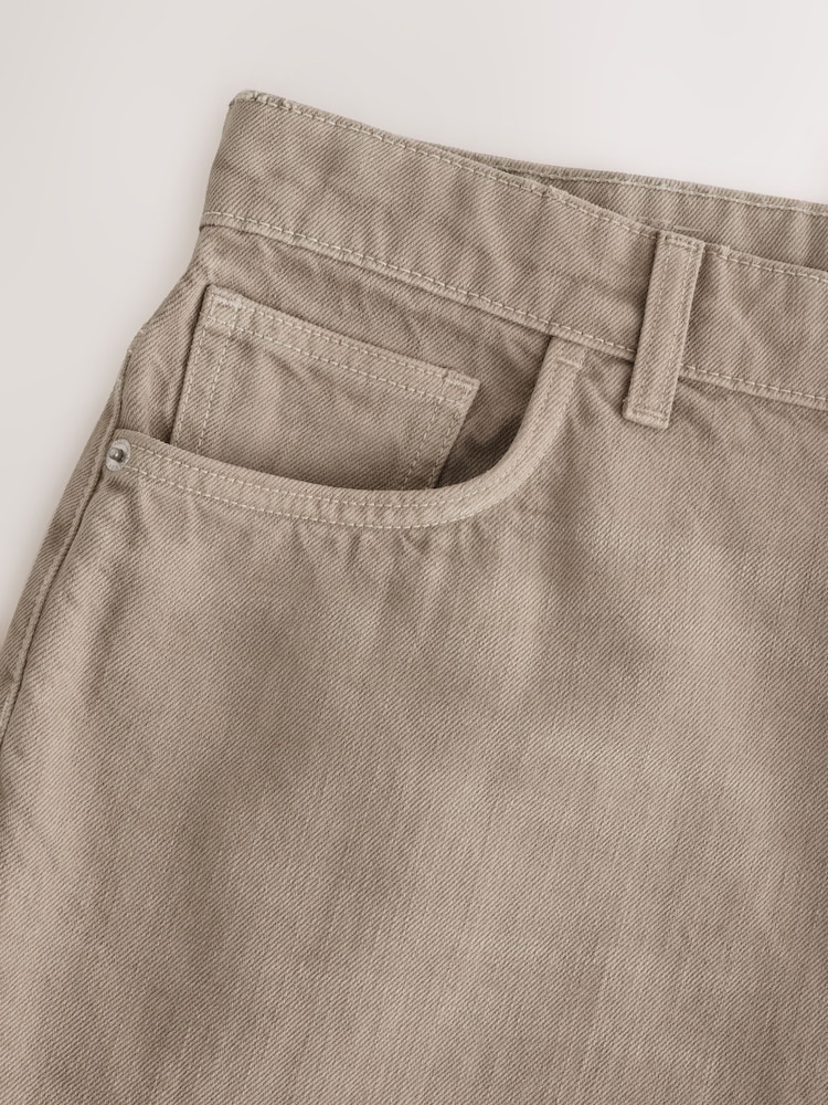 Sand EDIT Baggy Fit Jeans - Image 11 of 11