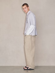 Sand EDIT Baggy Fit Jeans - Image 4 of 11