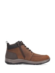 Rieker Zipper Brown Shoes - Image 2 of 6