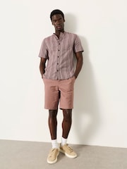 FatFace Selsey Dusky Pink Pull On Shorts - Image 4 of 6