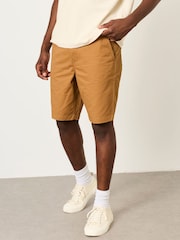 FatFace Selsey Golden Tan Pull On Shorts - Image 1 of 7