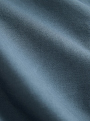 Blu - Pantaloni eleganti in lino e cotone Blend con cintura, Vestibilità regolare - Immagine 7 di 10