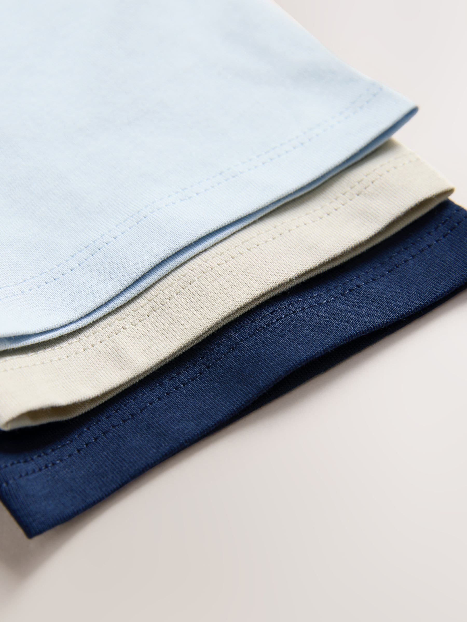 Buy Paul Smith Junior Navy/Stone/Blue Signature T-Shirts 3 Pack