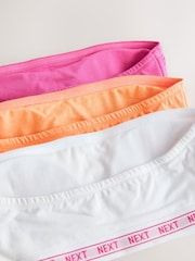 Pink/Orange/White - مجموعة من 3 حمالات صدر للراحة القصوى بدون حمالات غنية بالقطن - صورة 6 من 6