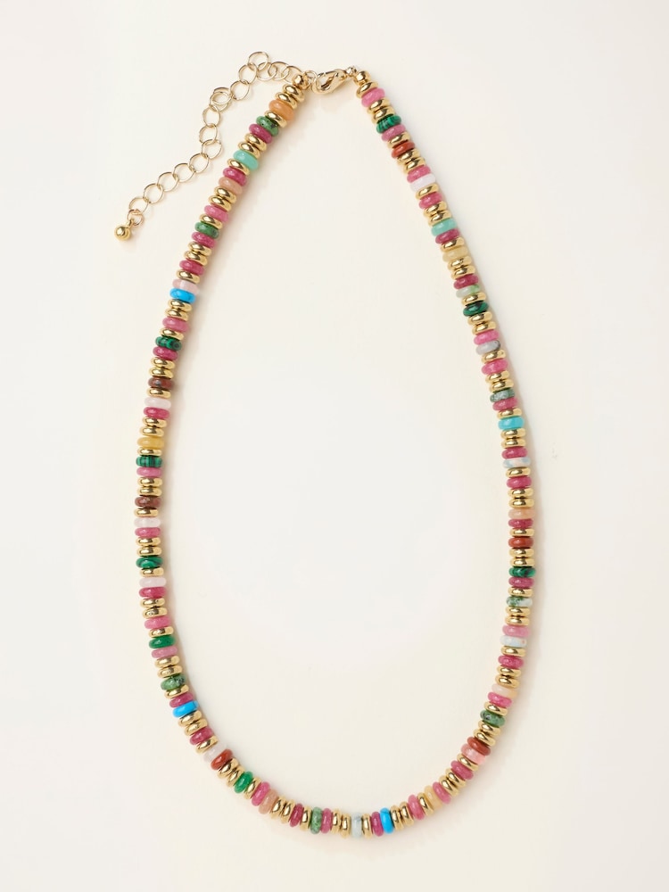 FatFace Bright Stone Necklace - 圖片 1/2