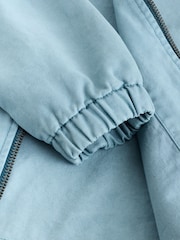 Blue Canvas Hooded Zip Through Jacket - Image 14 of 18