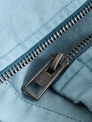 Blue Canvas Hooded Zip Through Jacket - Image 17 of 18
