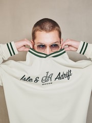 Ecru White EDIT Retro Graphic Crew Sweatshirt - Image 5 of 8