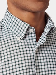 Grid Check Pin Point Washed Oxford Shirt - Image 3 of 3