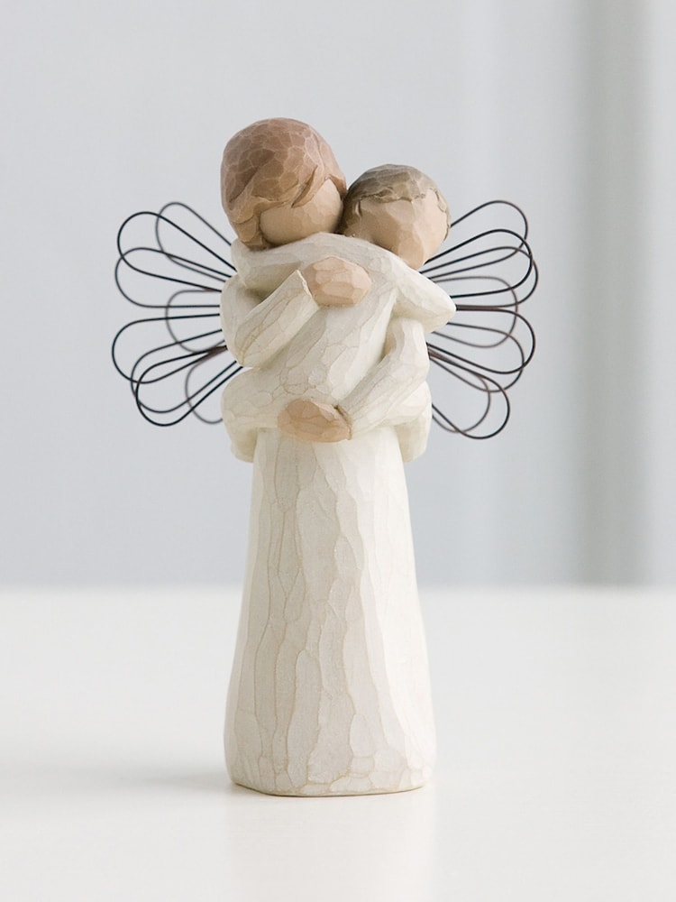 Willow Tree Cream Angels Embrace Figurine - Image 3 of 3 Willow Tree Cream Angels Embrace Figurine - Image 3 of 3