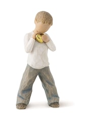 Willow Tree Cream Heart Of Gold Boy Figurine - Image 4 of 4