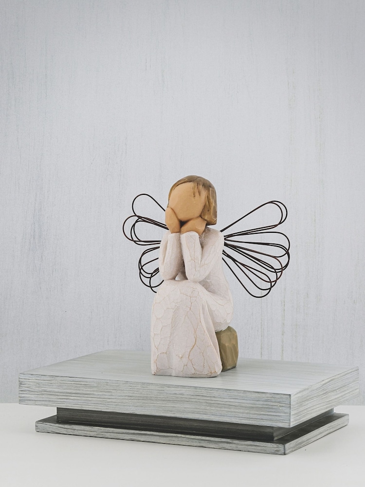Willow Tree Cream Angel Of Caring Figurine - Image 2 of 4