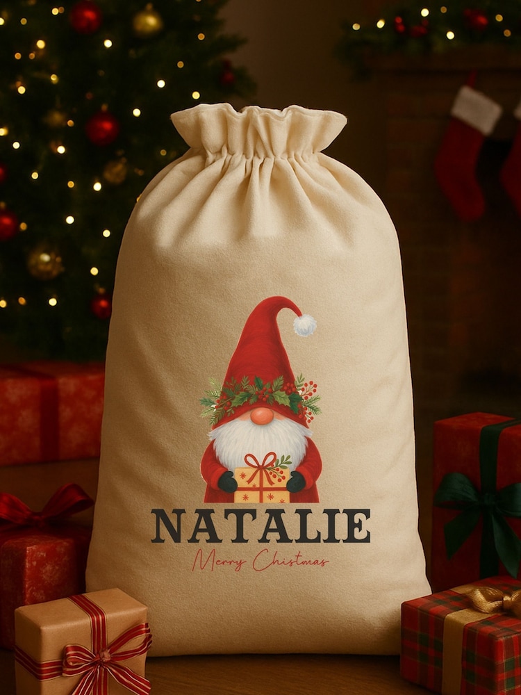 Personalised Gonk Christmas Sack by Loveabode - Image 4 of 4