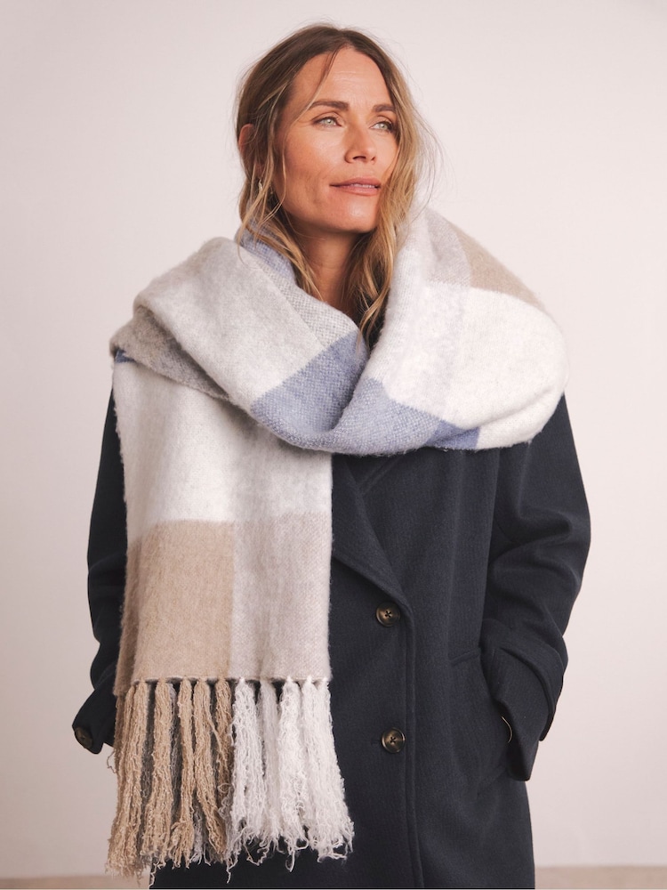 Anthology By JD Williams Check Premium Blanket Scarf - صورة 1 من 4 Anthology By JD Williams Check Premium Blanket Scarf - صورة 1 من 4