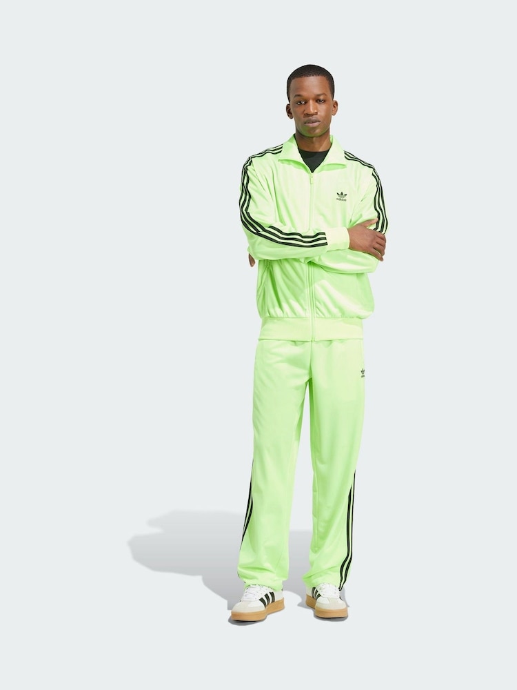adidas originals Green Adicolor Classics Firebird Track Tracksuit Joggers - Image 1 of 5 adidas originals Green Adicolor Classics Firebird Track Tracksuit Joggers - Image 1 of 5