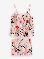 B by Ted Baker Pink Floral Cotton Woven Short Set - Bild 8 von 15