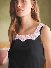 Itim - B by Ted Baker Jersey Vest Short Set - Larawan 4 ng 4