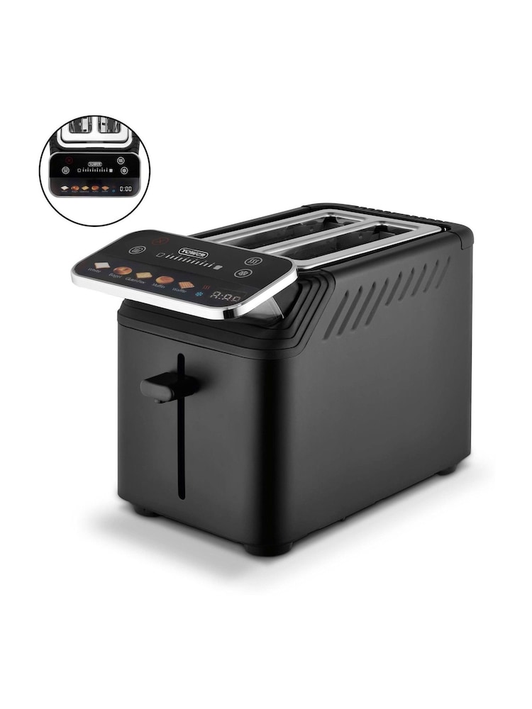 Tower Black 925W Cavaletto Mirage 2 Slice Toaster - Image 1 of 7 Tower Black 925W Cavaletto Mirage 2 Slice Toaster - Image 1 of 7