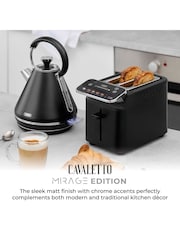Tower Black 925W Cavaletto Mirage 2 Slice Toaster - Image 5 of 7