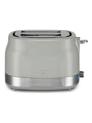 Swan Grey 930W Retro 2 Slice Toaster - Image 1 of 8