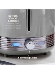Swan Grey 930W Retro 2 Slice Toaster - Image 4 of 8