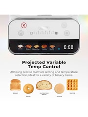 Tower White Cavaletto Mirage 2 Slice Toaster - Image 3 of 7