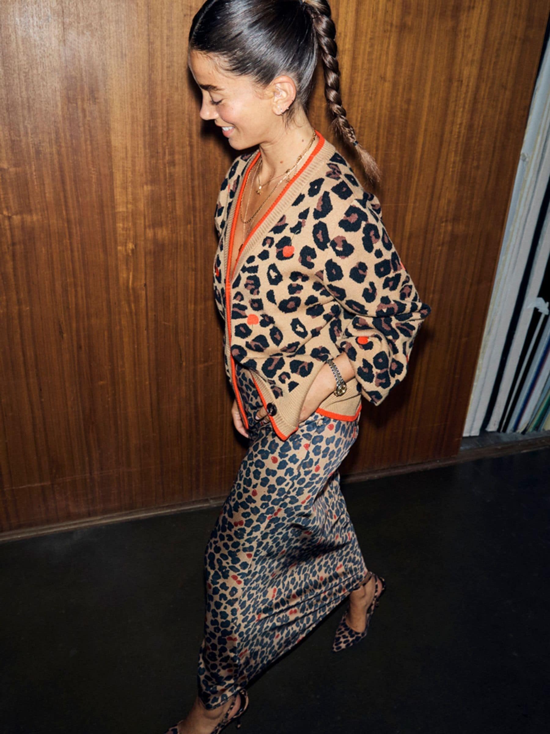 トップス leopard cardigan Buy Never Fully Dressed Brown Cherry Leopard Cardigan from Next USA