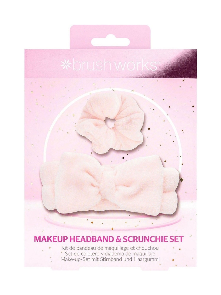 Brush Works Makeup Headband & Scrunchie Set (Worth £10) - Image 1 of 5 Brush Works Makeup Headband & Scrunchie Set (Worth £10) - Image 1 of 5