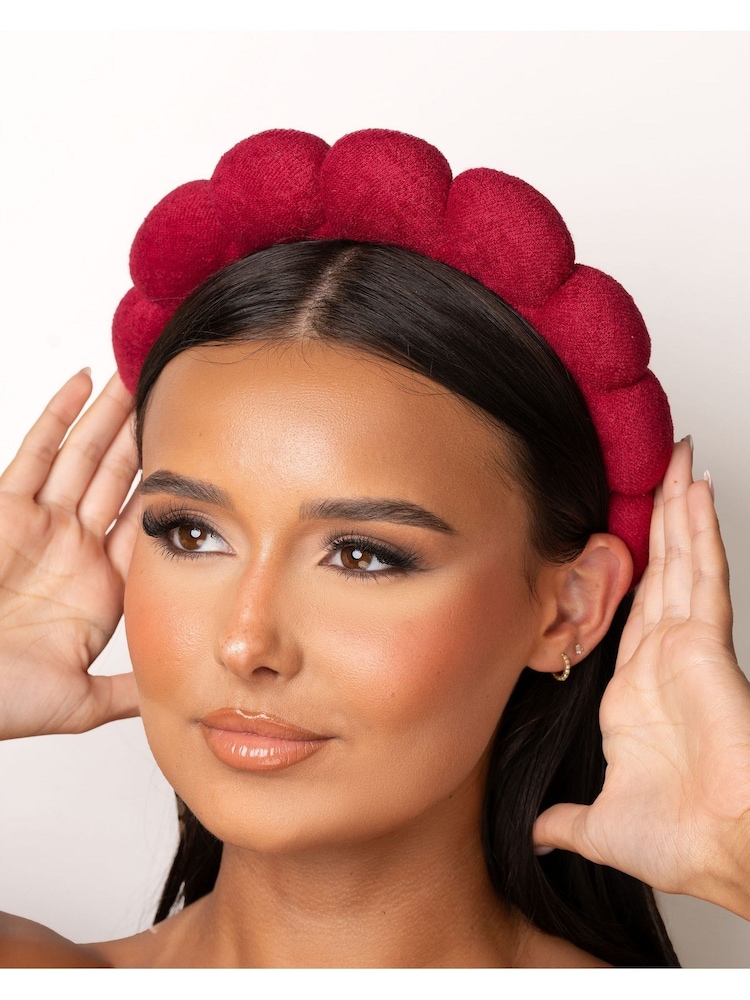 Brush Works Limited Edition Cloud Headband in Red - Image 5 of 5