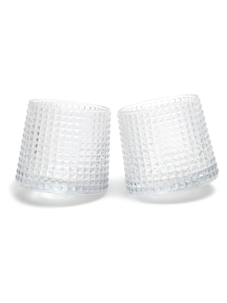 Here''s How Set of 2 The Lola Revolving Rocks Glasses - Image 2 of 6 Here''s How Set of 2 The Lola Revolving Rocks Glasses - Image 2 of 6