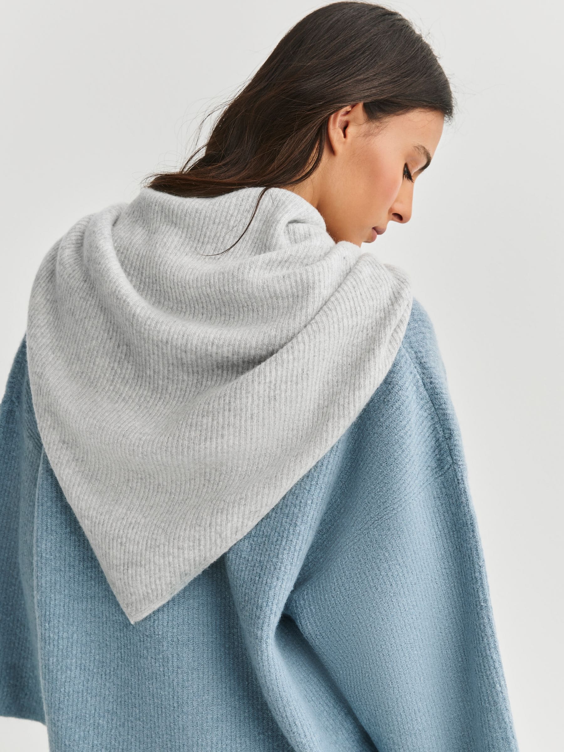 Buy American Vintage Grey Raxow Triangle Scarf from Next USA