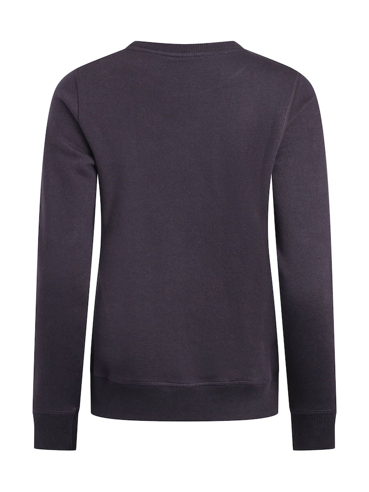 Weird Fish Blue Chidham Crew Neck Sweatshirt - Image 6 of 6 Weird Fish Blue Chidham Crew Neck Sweatshirt - Image 6 of 6