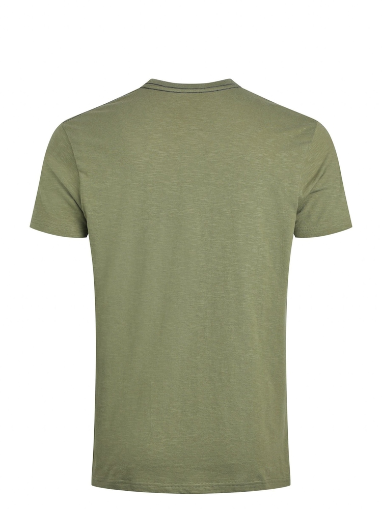 Weird Fish Green Boating Front Print Graphic T-Shirt - Image 6 of 6