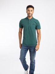 Weird Fish Green Miles Pique Polo Shirt - Image 3 of 6
