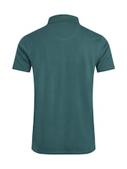 Weird Fish Green Miles Pique Polo Shirt - Image 6 of 6