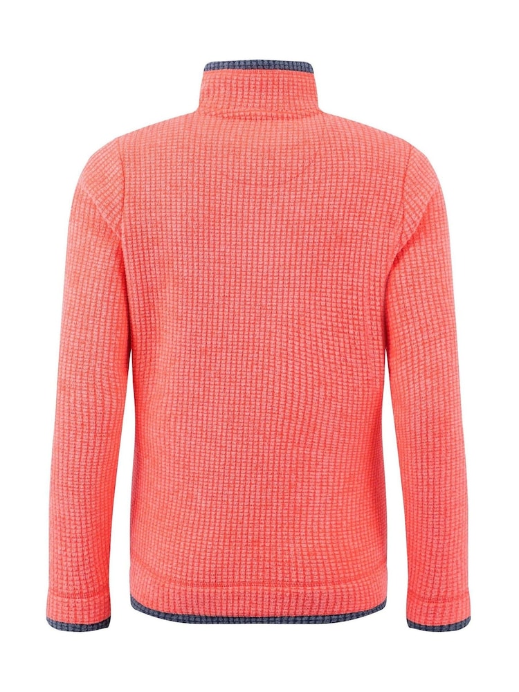 Weird Fish Pink Beye 1/4 Zip Grid Fleece - Image 7 of 7 Weird Fish Pink Beye 1/4 Zip Grid Fleece - Image 7 of 7