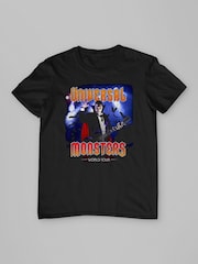 All + Every Black Universal Studios Monsters Dracula On Tour T-Shirt - Image 3 of 4