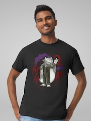 All + Every Black Sesame Street Count Von Count Ah Ah Ah 2 T-Shirt - Image 1 of 4
