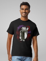 All + Every Black Sesame Street Count Von Count Ah Ah Ah 2 T-Shirt - Image 2 of 4