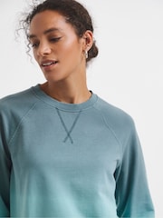 JD Williams Cannon Blue Classic Longline Crew Neck Sweatshirt - Image 3 of 4