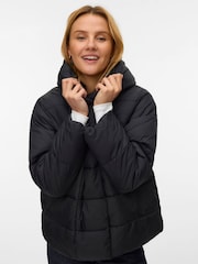 VERO MODA Black Short Padded Jacket - Image 3 of 5