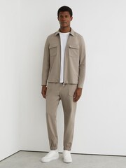Reiss Taupe Brown Ascend Shirt - Image 3 of 6