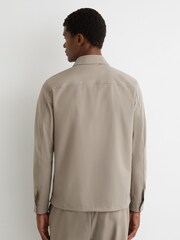 Reiss Taupe Brown Ascend Shirt - Image 5 of 6
