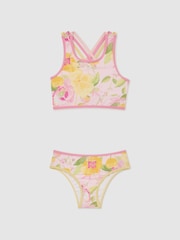 Reiss Yaz Floral-Print Bikini Set - 圖片 1/3