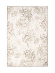 Hug Rug Cream Muted Floral Print Rug - Image 2 of 4