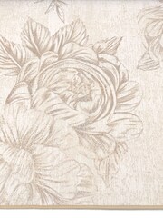 Hug Rug Cream Muted Floral Print Rug - Image 4 of 4